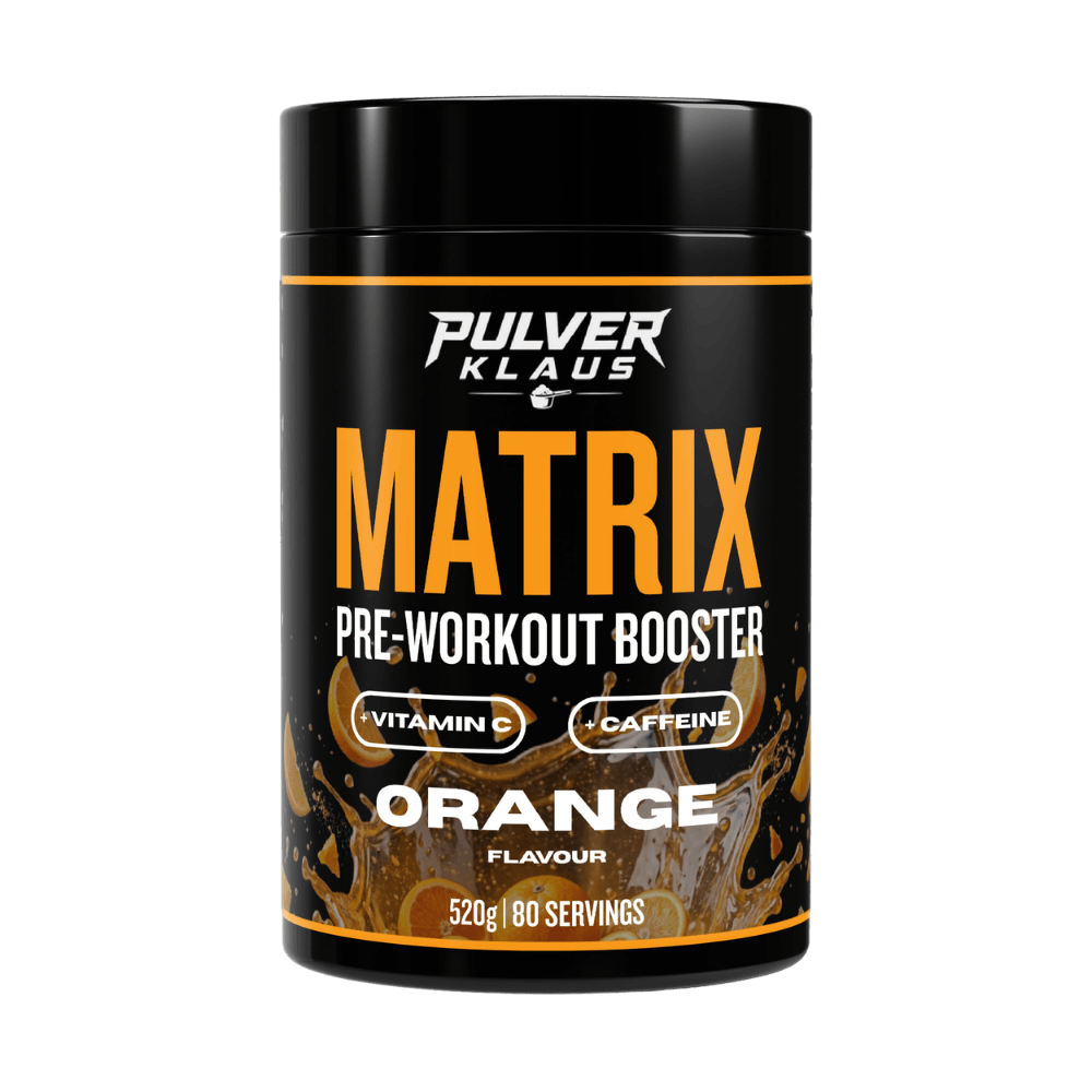 Matrix Pre-Workout Booster Dose, Orange-Flavour, 520 g