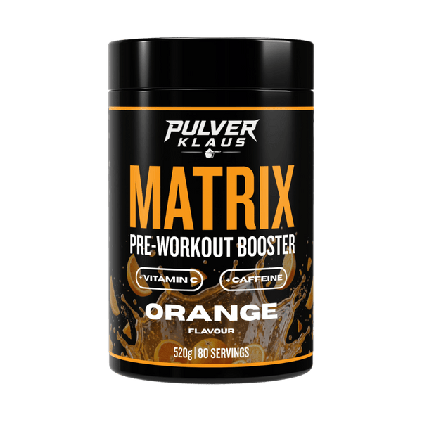 Matrix Pre-Workout Booster Dose, Orange-Flavour, 520 g