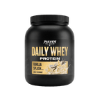 Proteinpulver-Dose 1 kg mit „Daily Whey Protein“-Aufdruck, Vanilla Splash